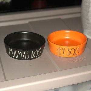 Rae Dunn hey boo & mamas boo Halloween bowls